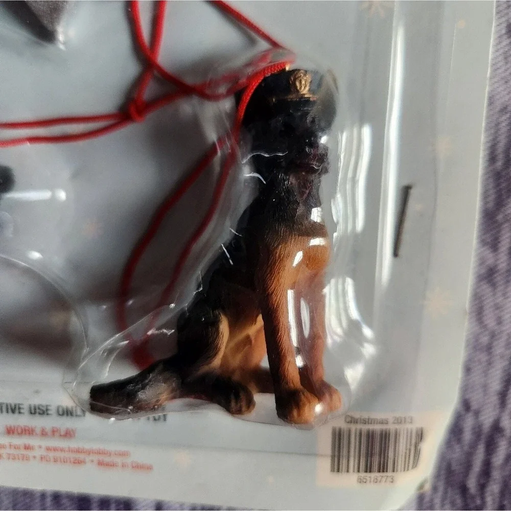 A Tree For Me Police Car German Shepard Police Theme Ornaments‎